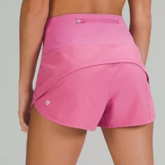 ❤️ Lululemon Speed Up High-Rise Lined Short 2.5"  Pink Blossom Size 6 NWT - Picture 2 of 11